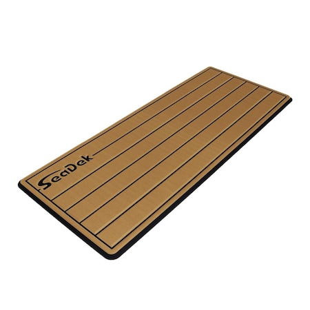 Seadek 16 x 39in 20mm Dual Density Large Teak Helm Pad w/SeaDek Logo - Brushed Texture - Mocha 53601-80327